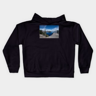 Crater Lake National Park In September Kids Hoodie